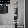 Luxury Full-Length Modern Handmade Marble Base Metal Dressing Room Floor Mirror