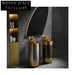 Luxury Gold Stainless Steel Pedestal Wash Basin with Unique Fish Scale Design