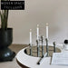 Luxury Gold Stainless Steel Taper Candle Holder Candelabra for Elegant Home Decor