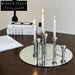 Luxury Gold Stainless Steel Taper Candle Holder Candelabra for Elegant Home Decor