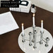 Luxury Gold Stainless Steel Taper Candle Holder Candelabra for Elegant Home Decor
