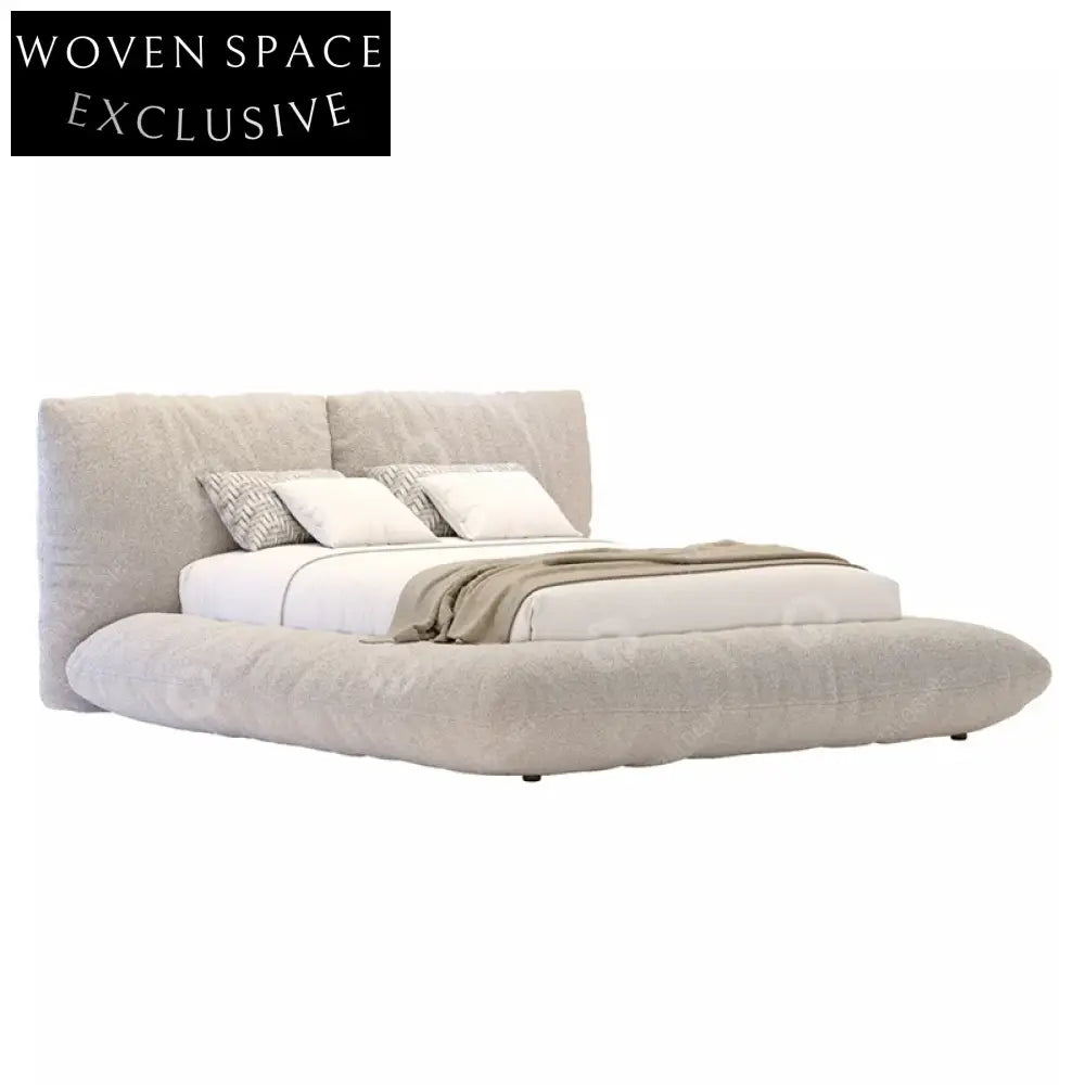 Luxury Green Velvet King Size Bed Frame with High Italian Style Headboard