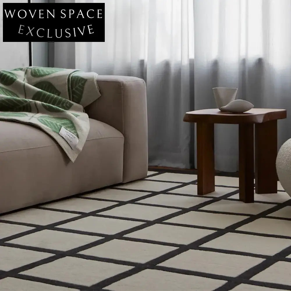 Luxury Hand-Made French Nordic Minimalist Living Room Area Rug Custom