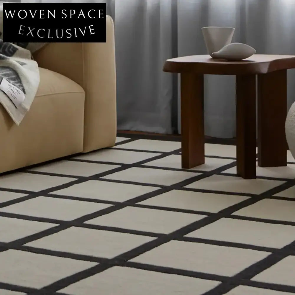 Luxury Hand-Made French Nordic Minimalist Living Room Area Rug Custom