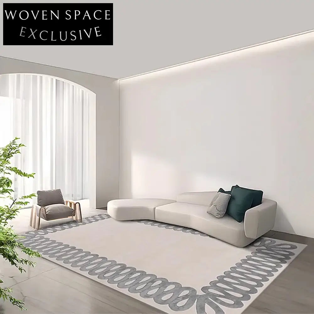 Luxury Handcrafted 10mm French Vintage Rectangle Carpet for Living Bedroom Hallway