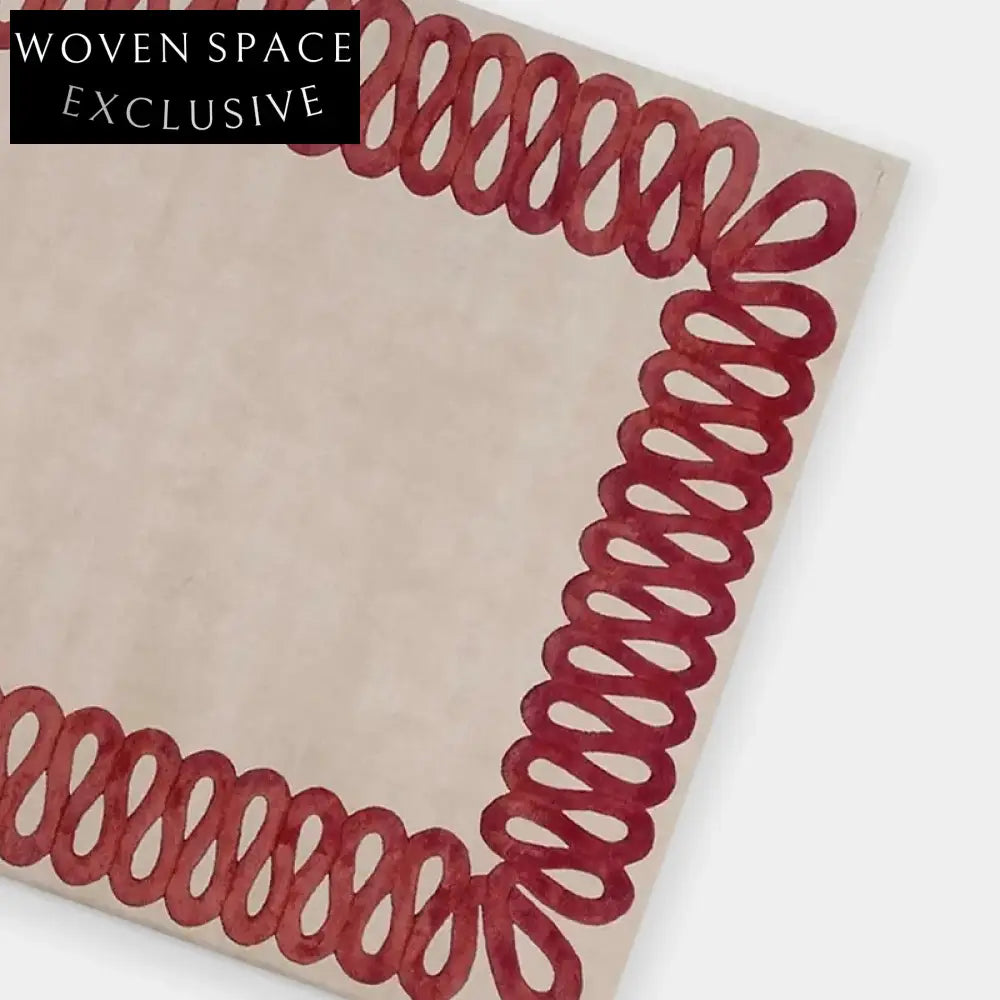 Luxury Handcrafted 10mm French Vintage Rectangle Carpet for Living Bedroom Hallway