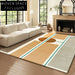 Luxury Handmade Wool Area Rug - Modern Geometric Pattern for Living Room