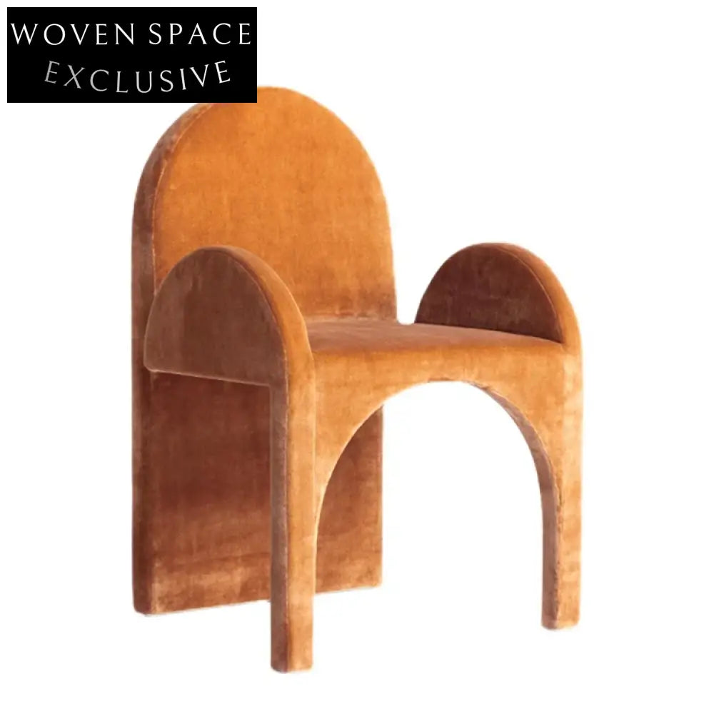 Luxury High Back Velvet Dining Chair Modern Accent Leisure Restaurant Furniture