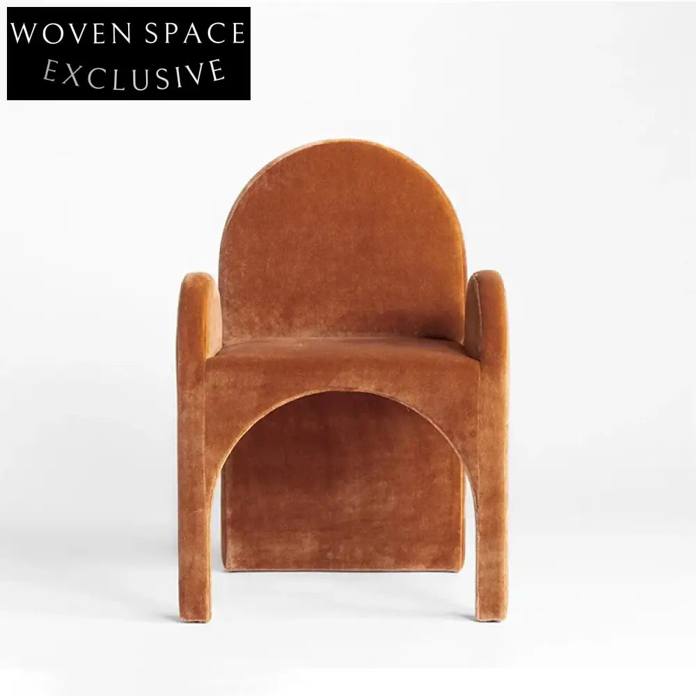 Luxury High Back Velvet Dining Chair Modern Accent Leisure Restaurant Furniture