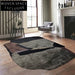 Luxury Irregular Hand-Woven Silk Tencel Area Rug for Modern Living Room Decor