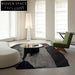 Luxury Irregular Hand-Woven Silk Tencel Area Rug for Modern Living Room Decor