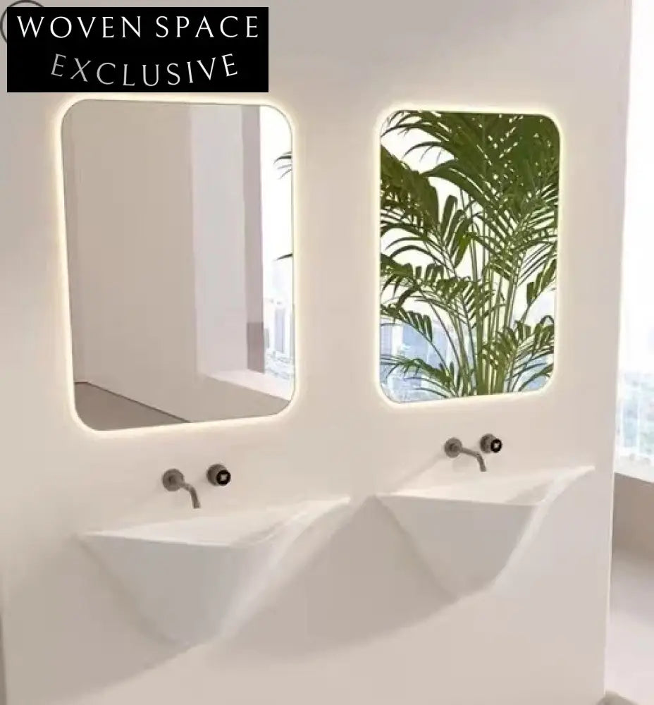 Luxury Irregular Matte Wall-Mounted Ceramic Washbasin - Modern Space-Saving Bathroom Sink