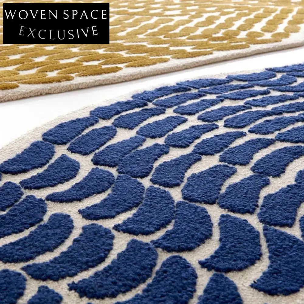 Luxury Irregular Shape Artistic Living Room Bedside Area Rug