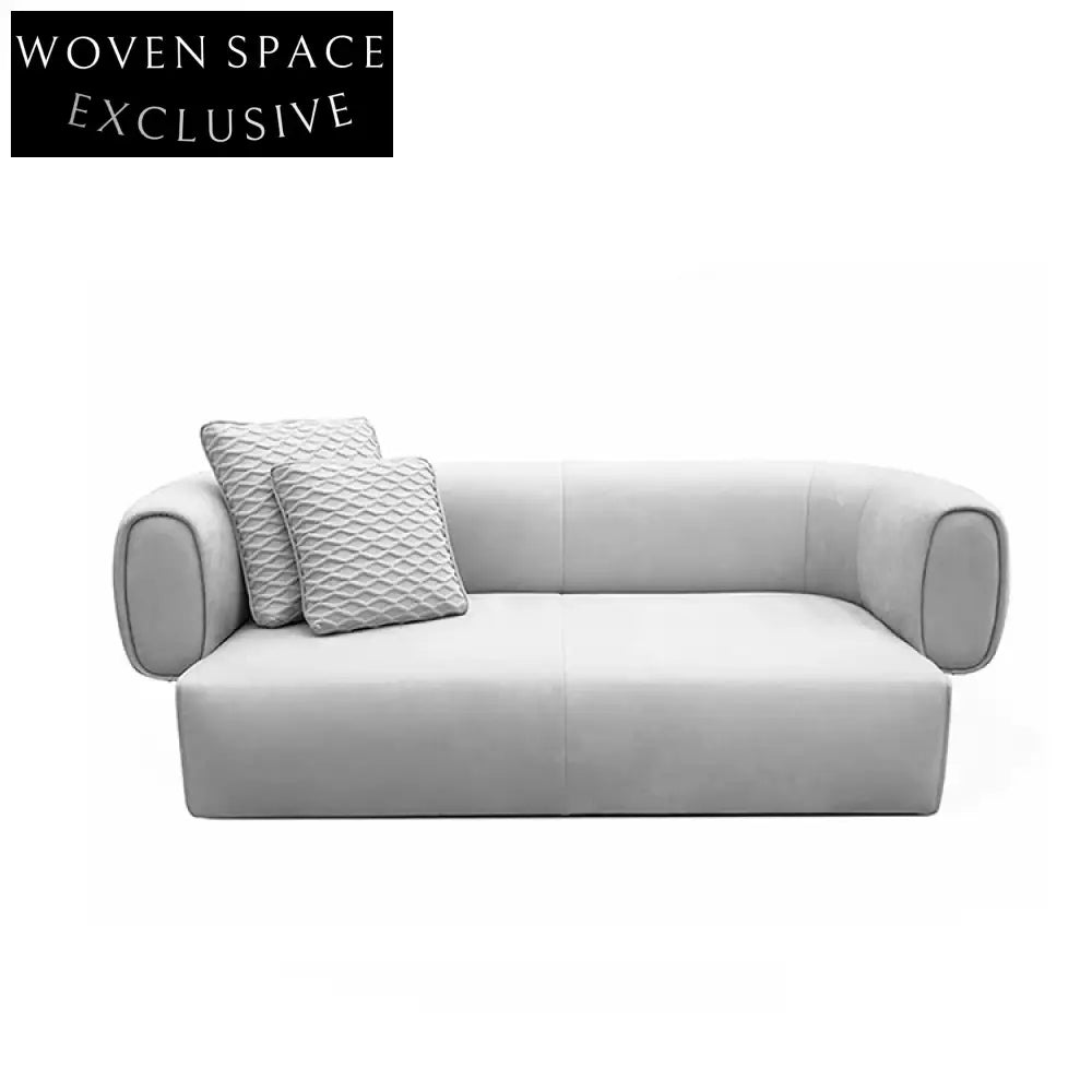 Luxury Italian Design Fabric 3-Seater Arm Sofa for Modern Living Rooms