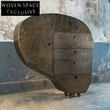 Luxury Italian Design Solid Wood Kitchen Dining Room Sideboard Cabinet