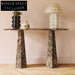Luxury Italian Minimalist Natural Marble Entryway Living Room Console Table Furniture
