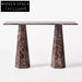 Luxury Italian Minimalist Natural Marble Entryway Living Room Console Table Furniture
