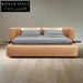 Luxury Italian Modern Upholstered King Size Fabric Leather Master Bed