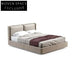 Luxury Italian Modern Upholstered Storage Bed Frame - King Queen Size