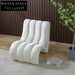 Luxury Italian Modern Velvet Single Accent Lounge Chair for Living Room
