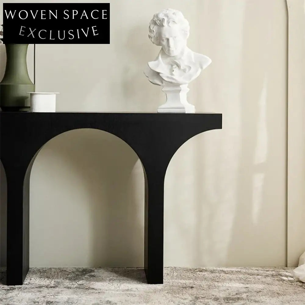 Luxury Italian Modern Wood Console Table for Living Room Entryway Hallway