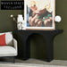 Luxury Italian Modern Wood Console Table for Living Room Entryway Hallway