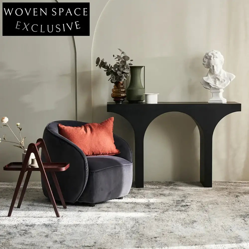 Luxury Italian Modern Wood Console Table for Living Room Entryway Hallway