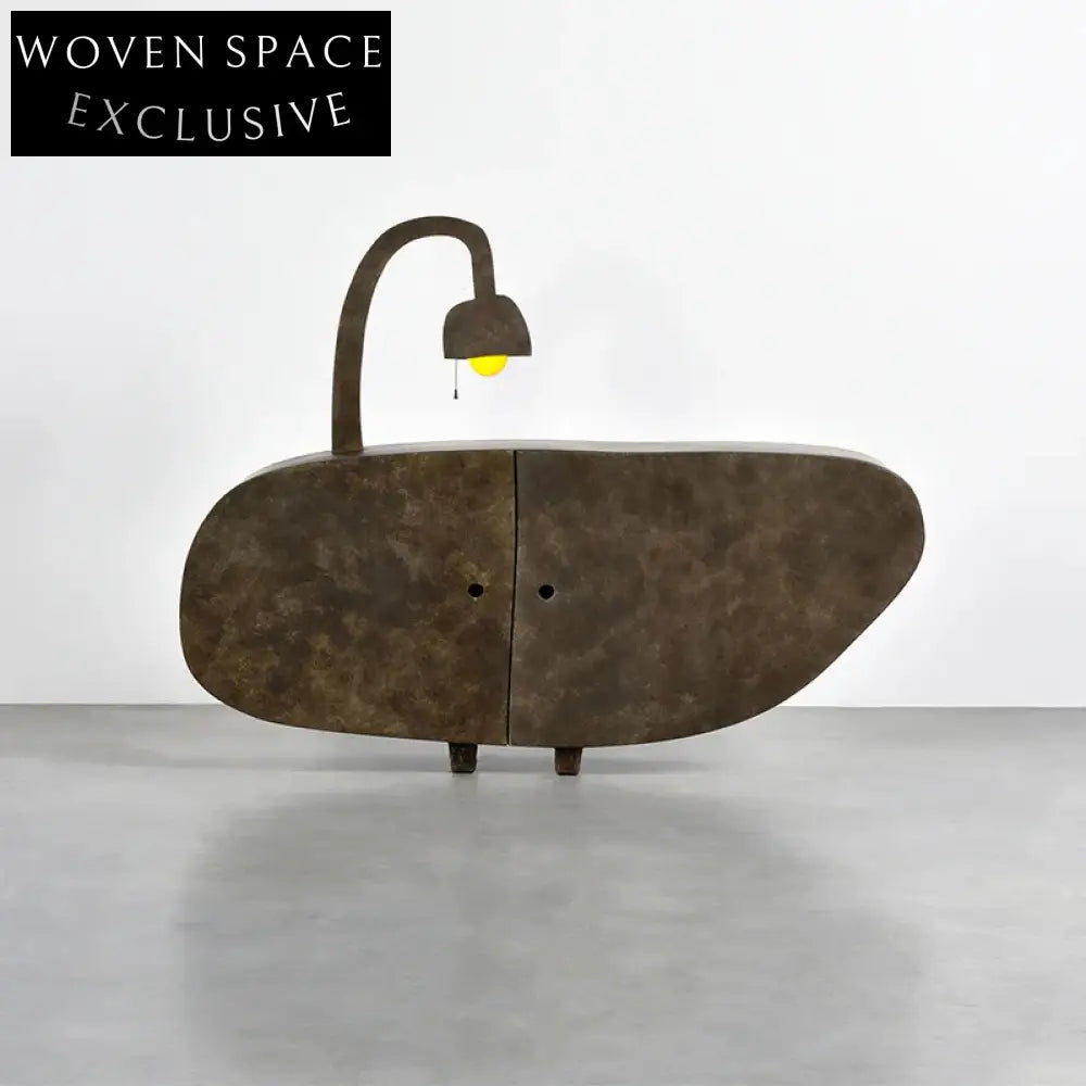 Luxury Italian Solid Wood Living Room Sideboard Cabinet