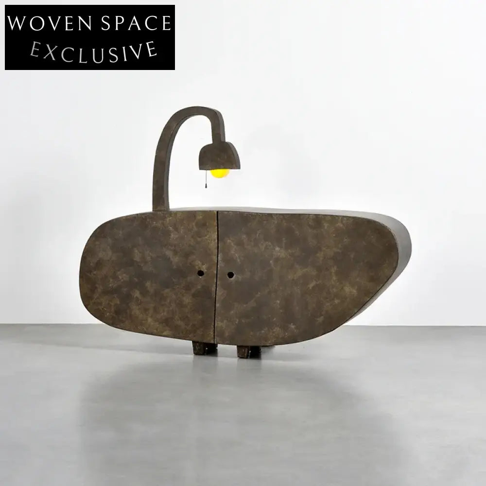 Luxury Italian Solid Wood Living Room Sideboard Cabinet