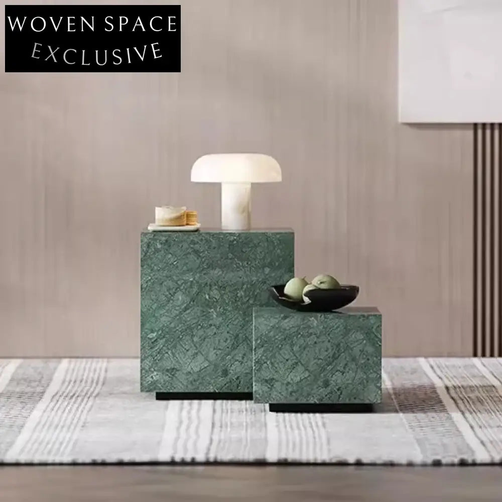 Luxury Italian Style Square Natural Marble Living Room Coffee Table