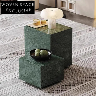 Luxury Italian Style Square Natural Marble Living Room Coffee Table