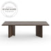 Luxury Large Rectangular Wooden 10 Seat Nordic Restaurant Dining Table