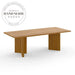 Luxury Large Rectangular Wooden 10 Seat Nordic Restaurant Dining Table