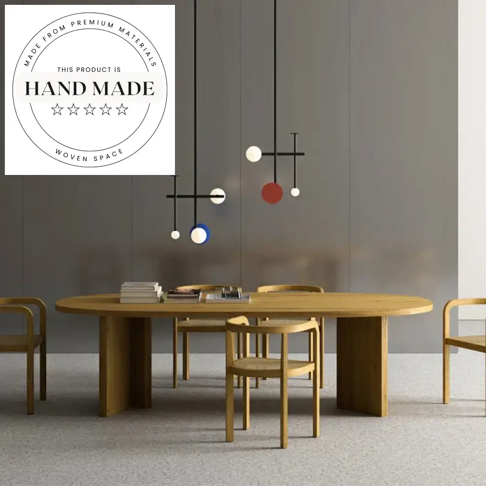 Luxury Large Rectangular Wooden 10 Seat Nordic Restaurant Dining Table