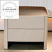 Luxury Leather Two-Drawer Modern Bedroom Storage Bedside Nightstand
