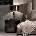 Luxury Marble Top Modern 2-Drawer Bedroom Bedside Nightstand