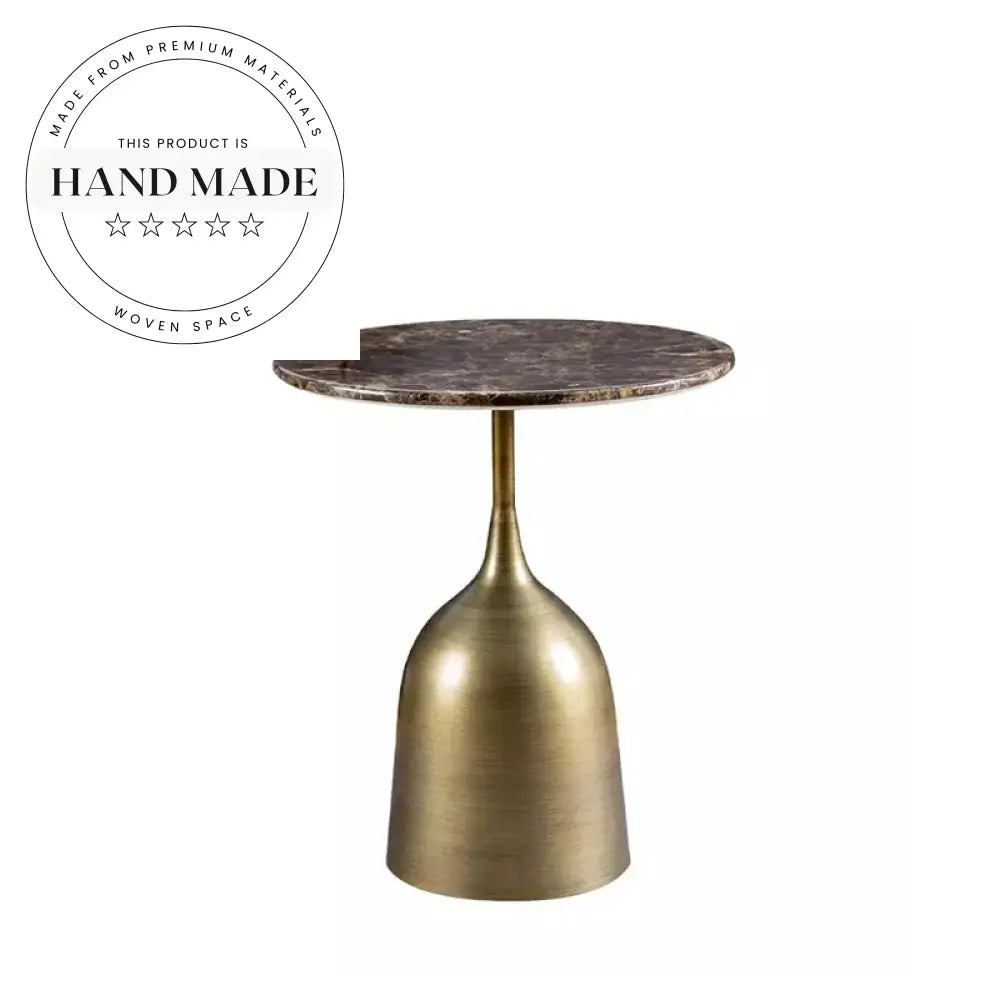 Luxury Marble Top Modern Metal Frame Side Coffee Table