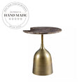 Luxury Marble Top Modern Metal Frame Side Coffee Table