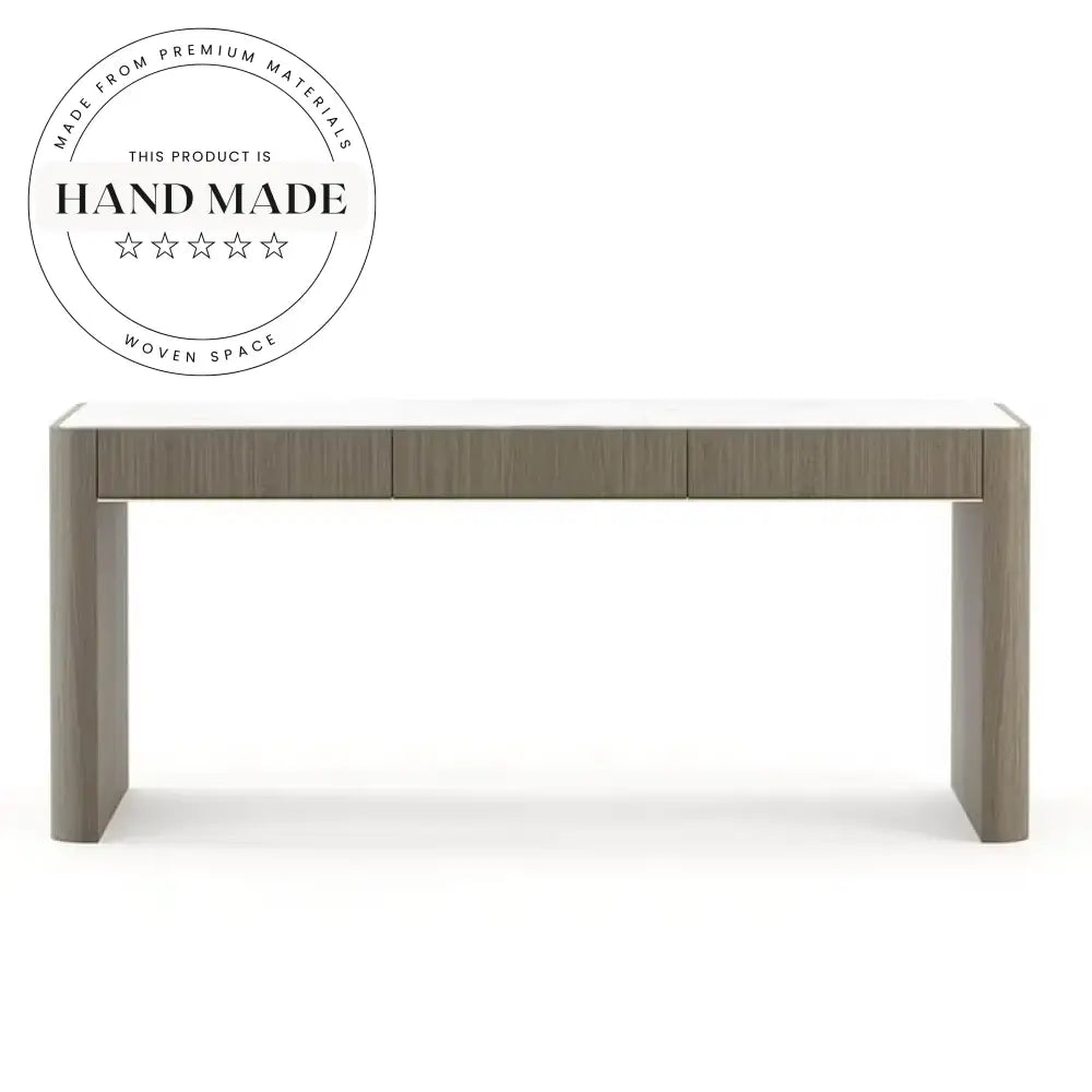 Luxury Marble Top Solid Wood Modern Italian Executive Office Desk