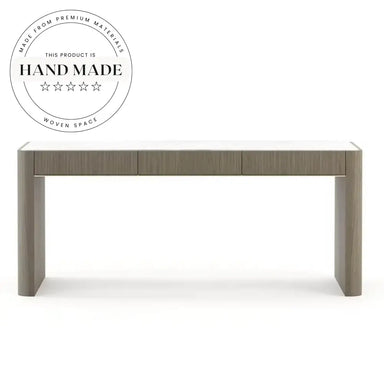 Luxury Marble Top Solid Wood Modern Italian Executive Office Desk