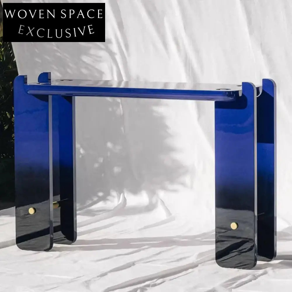 Luxury Metal Console Table, Modern Living Room Entryway Accent Furniture