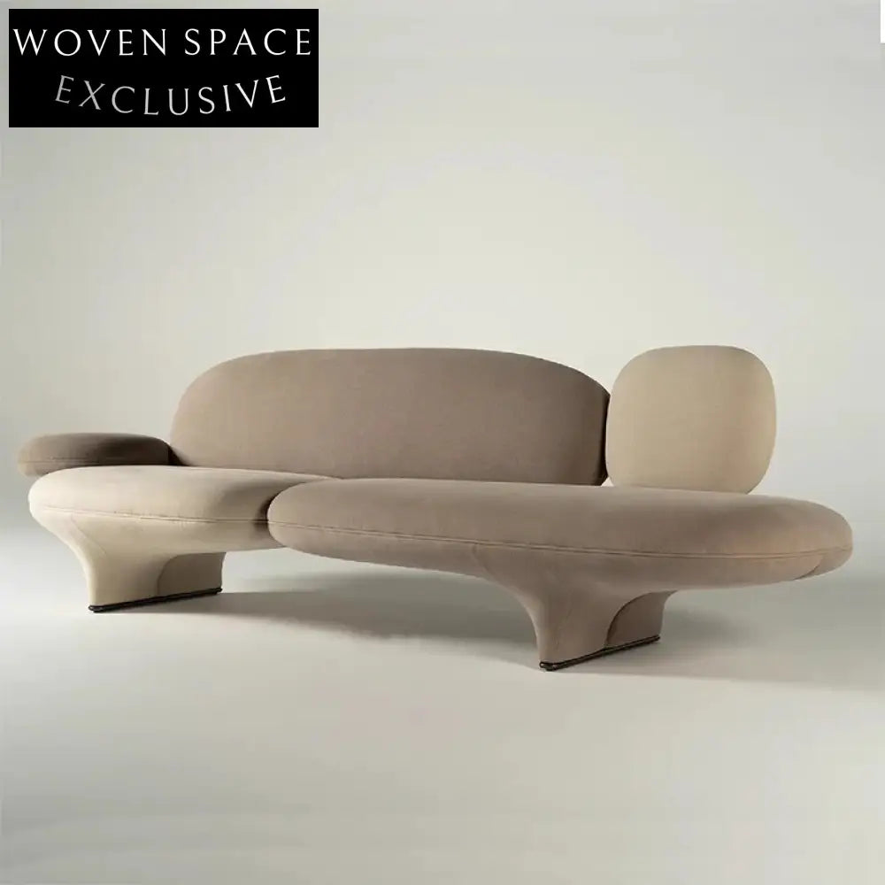 Luxury Minimalist Fabric Upholstered Couch Set for Modern Living Room