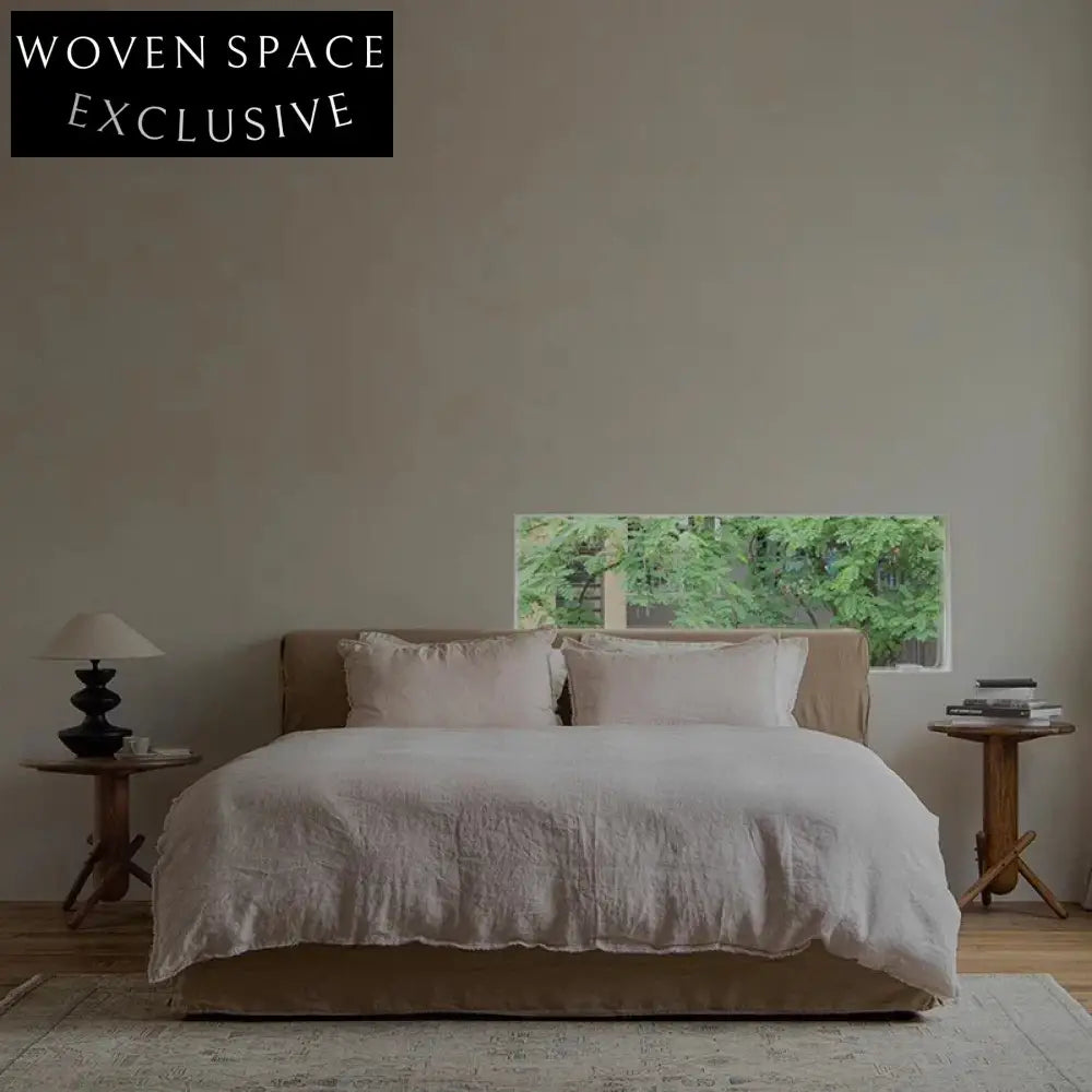 Luxury Minimalist Soft Upholstered Bed Frame for Hotel Home Bedroom