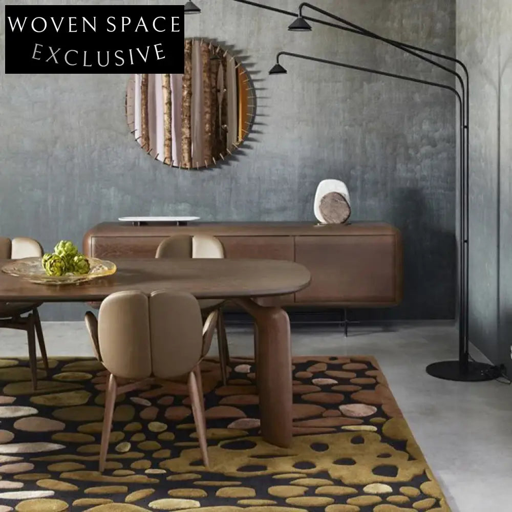 Luxury Minimalist Solid Wood Oval Dining Room Table for Modern Homes