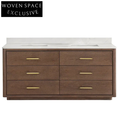 Luxury Modern American Style Double Sink Bathroom Vanity