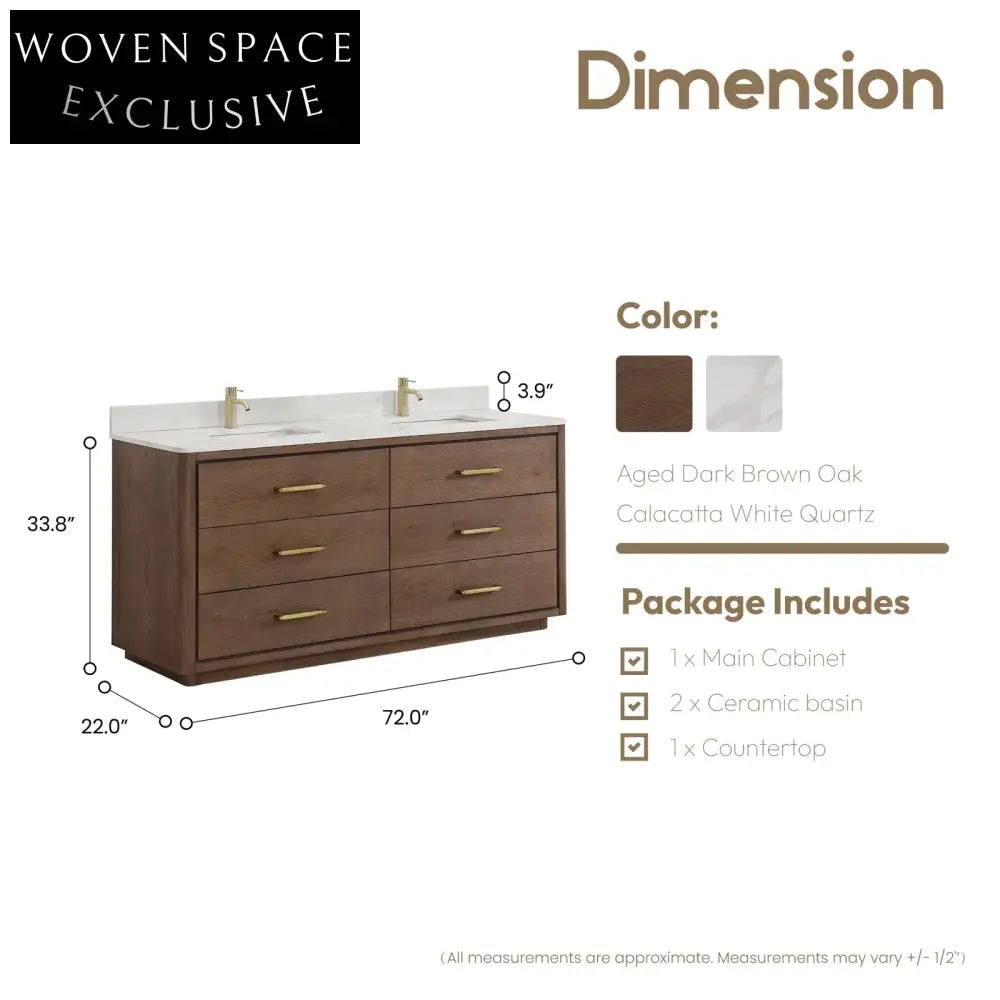 Luxury Modern American Style Double Sink Bathroom Vanity