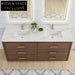 Luxury Modern American Style Double Sink Bathroom Vanity