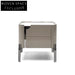 Luxury Modern Black Metal 1-Drawer Storage Nightstand for Bedroom & Hotel