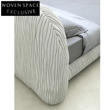 Luxury Modern Boucle Upholstered California King Platform Tatami Bed Frame