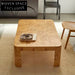 Luxury Modern Burl Wood Square Solid Coffee Table for Living Room